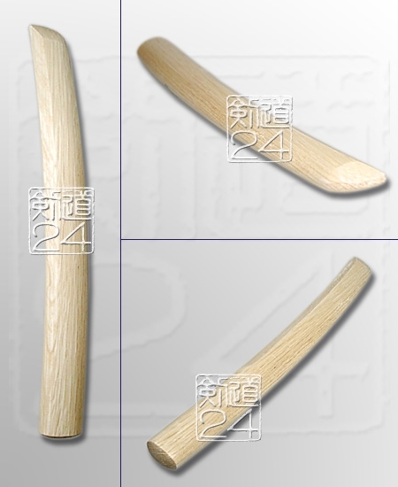 Messer-Attrappe aus Weißeiche für die japanische Kampfkkunst Aikido